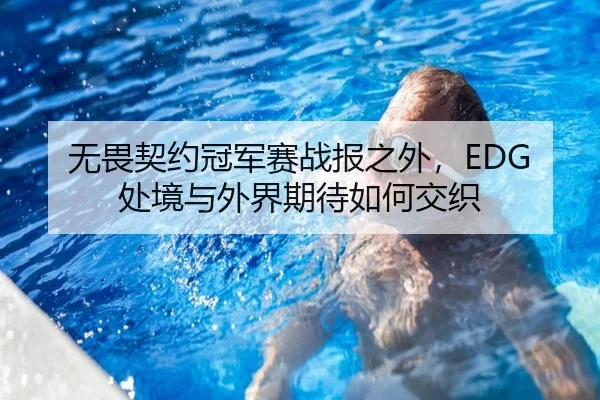 无畏契约冠军赛战报之外，EDG处境与外界期待如何交织